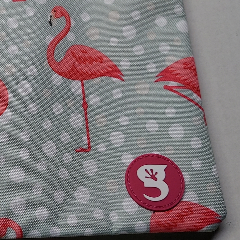 Flamingo Geckobrand Swimsuit Bag Wristlet - Picture 3 of 9